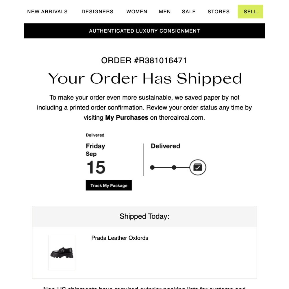 Prada Leather Oxfords Women's Size: 7 - Picture 6 of 7